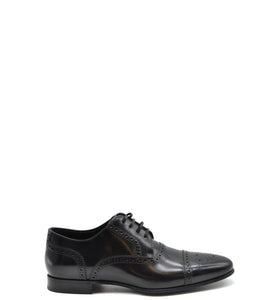 Chaussures Derbies Noires en Cuir