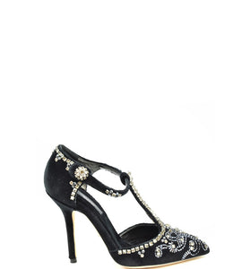 Escarpins Noirs à Paillettes