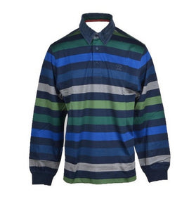 Polo à Rayures en Coton