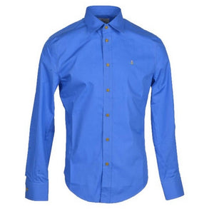 Chemise Bleu Azur en Coton