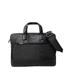 Attaché-Case en Cuir Noir