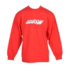 Sweat Rouge en Coton Imprimé Logo