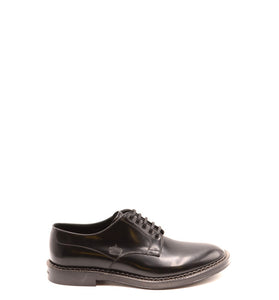 Chaussures Derbies Noires en Cuir