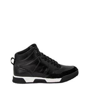 Baskets en Cuir Noir