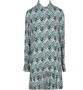 Robe Verte Imprimée