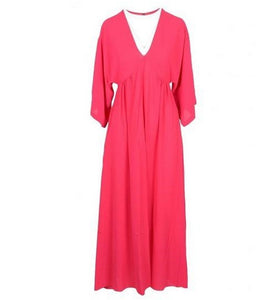 Robe Longue Rose Vif