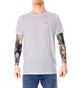 T-shirt Blanc en Coton avec Logo