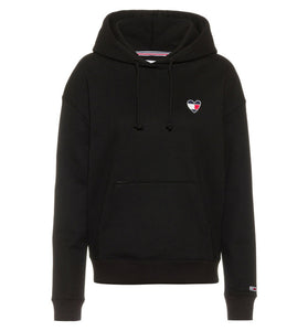 Sweat Noir avec Logo Cœur