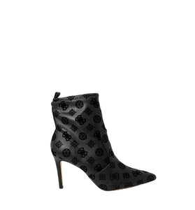 Bottines Noires à Talon Pointu