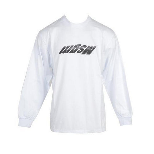 T-Shirt Blanc en Coton Imprimé Logo