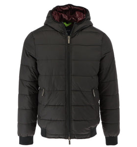 Veste Noire à Capuche