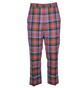 Pantalon à Carreaux en Laine