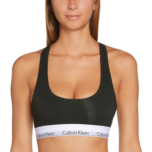 Brassière Noire en Coton