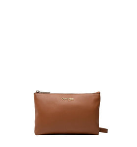 Petit Sac Porté Epaule Marron en Cuir