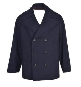 Manteau Bleu Nuit en Laine