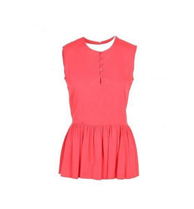 Blouse Rose Vif en Viscose