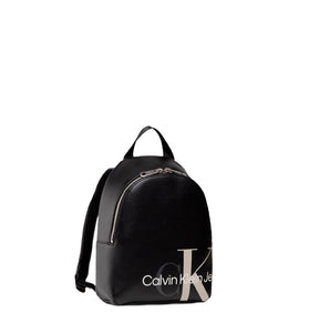 Sac à Dos Noir en Cuir CK