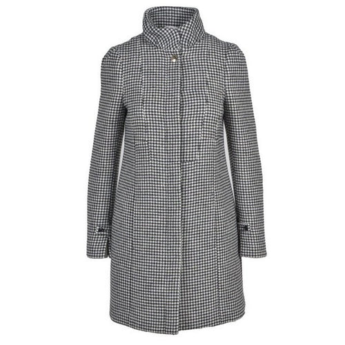 Manteau Noir à Carreaux