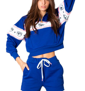 Sweat Bleu Azur en Coton