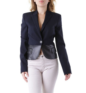 Blazer Bleu en Laine