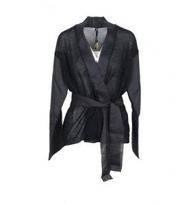 Blouse Noire en Lyocell