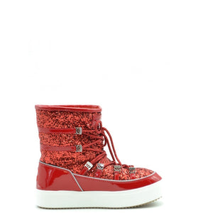 Bottes Rouges en Cuir