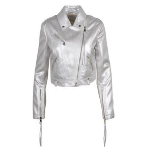Veste Courte Argentée