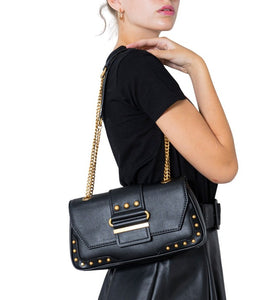 Sac Porté Epaule Noir en Cuir