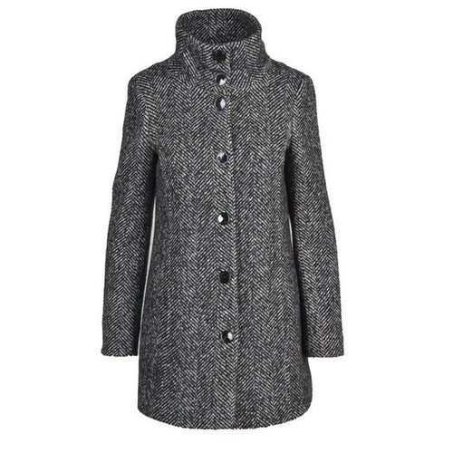 Manteau Noir à Rayures