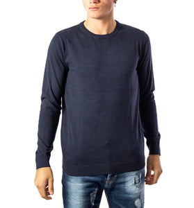 Pull-over Bleu en Coton