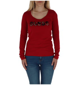 Pull-over Rouge en Coton