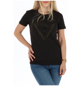 T-Shirt Noir en Coton