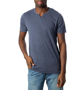 T-Shirt Bleu en Coton