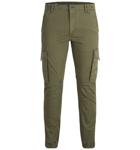 Pantalon Cargo Vert en Coton