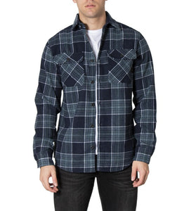 Chemise Bleue à Carreaux