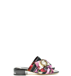 Sandales à Motif Floral