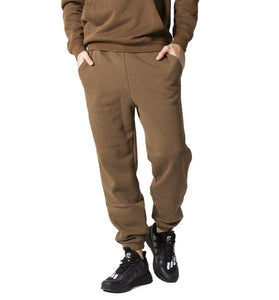 Pantalon de Survêtement Marron en Coton