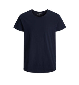 T-Shirt Bleu Marine en Coton