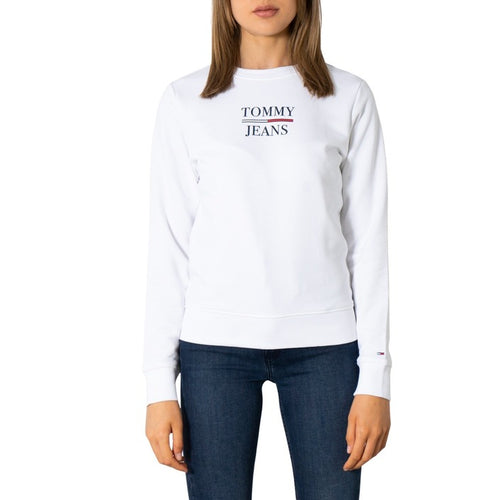 Sweat Blanc en Coton Mélangé