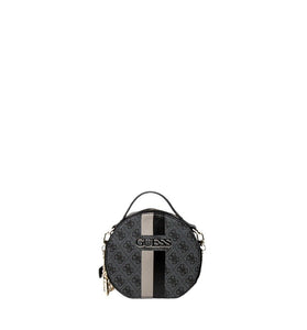 Petit Sac Porté Epaule Gris en Cuir