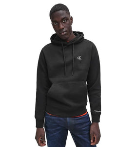 Sweat Noir à Capuche avec Logo