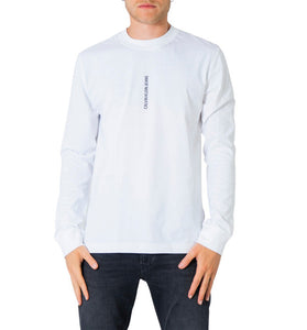 T-Shirt Blanc à Manches Longues