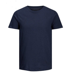 T-Shirt Bleu Marine en Coton