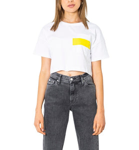 T-Shirt Blanc Couple Ample