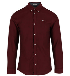 Chemise Bordeaux avec Logo