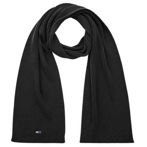 Echarpe Noire en Coton