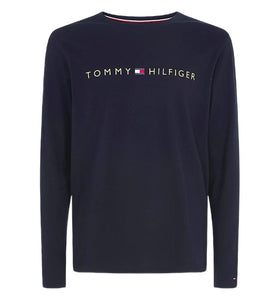 Haut de Pyjama Bleu en Coton