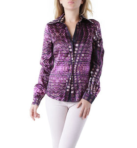 Chemise Violette en Soie