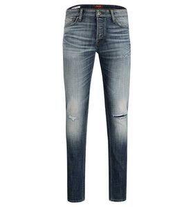 Jean Regular Bleu Foncé Effets Usés