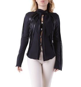 Blouse Noire en Soie